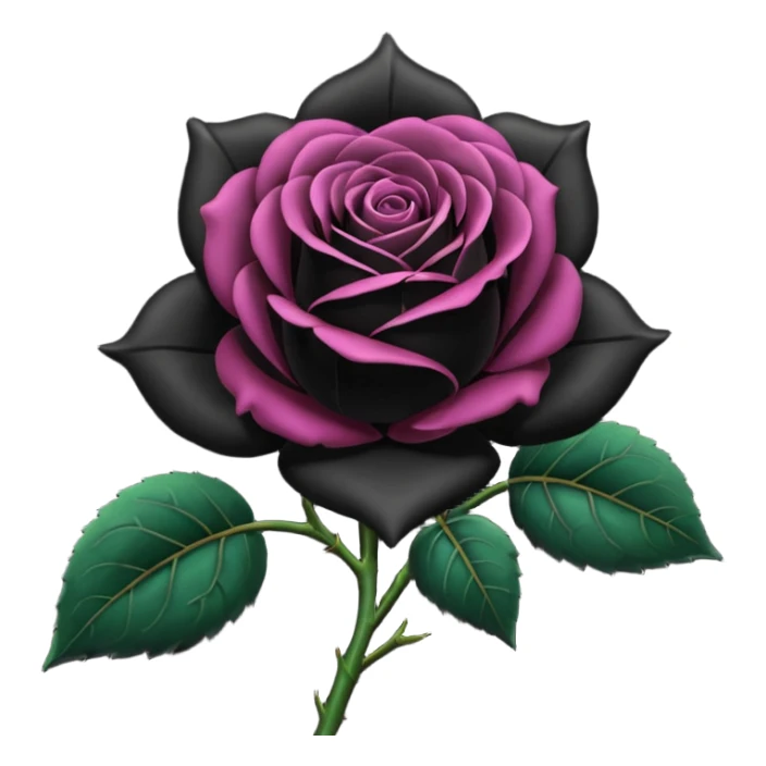 I need black rose emoji in small to send not picture  sticker