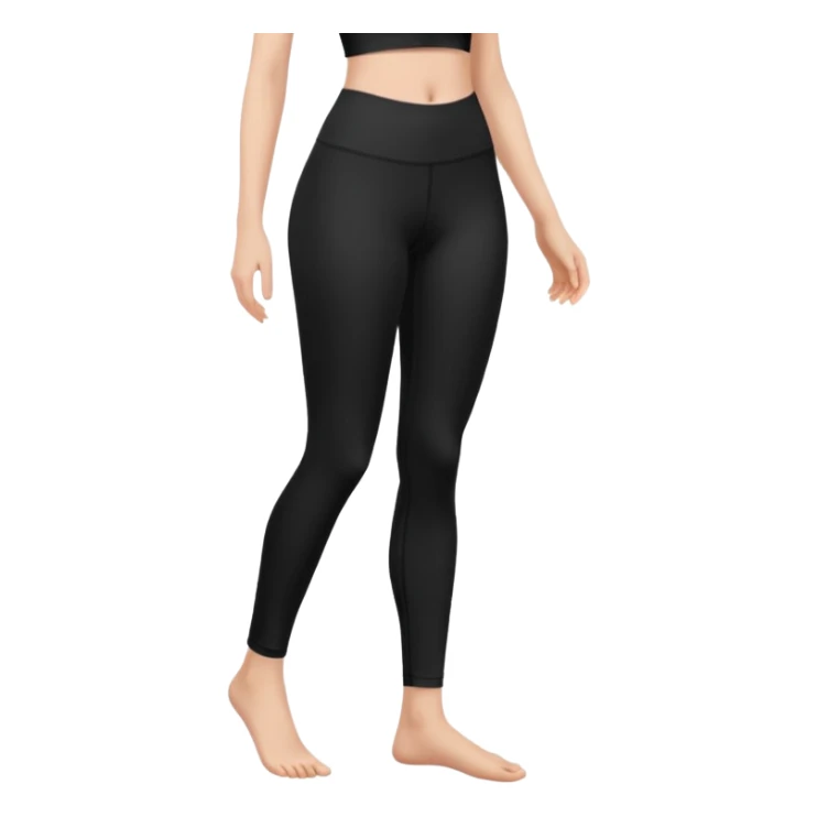 femme legging noir 42/44taille  sticker
