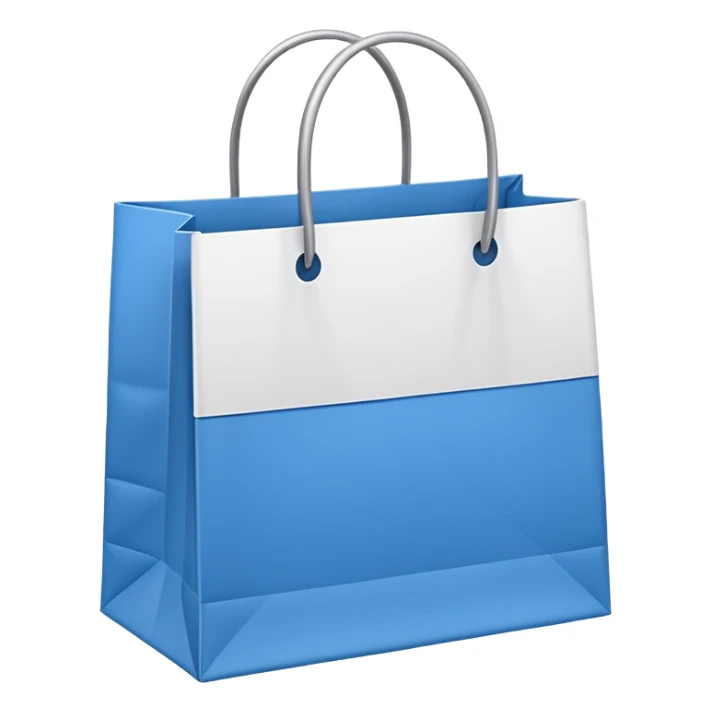 Icon for shopping bag for online site sticker
