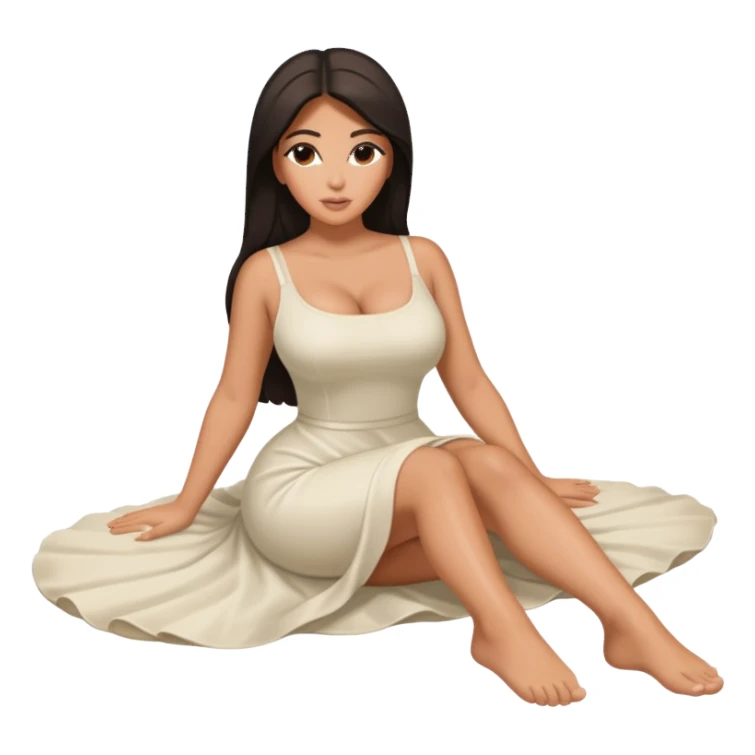 Naked kim kardashian lying down with feet and soles visible sticker