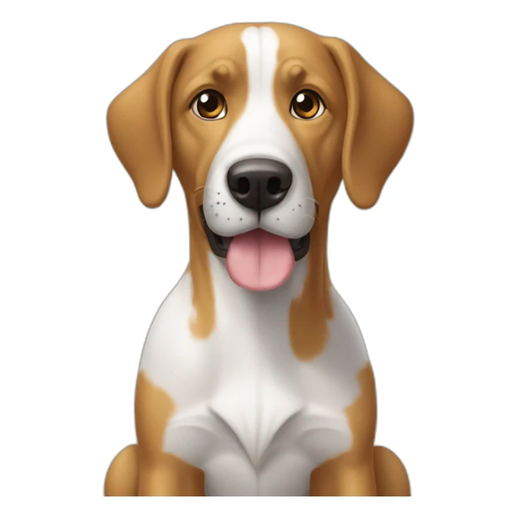 Un chien qui fait du foot sticker