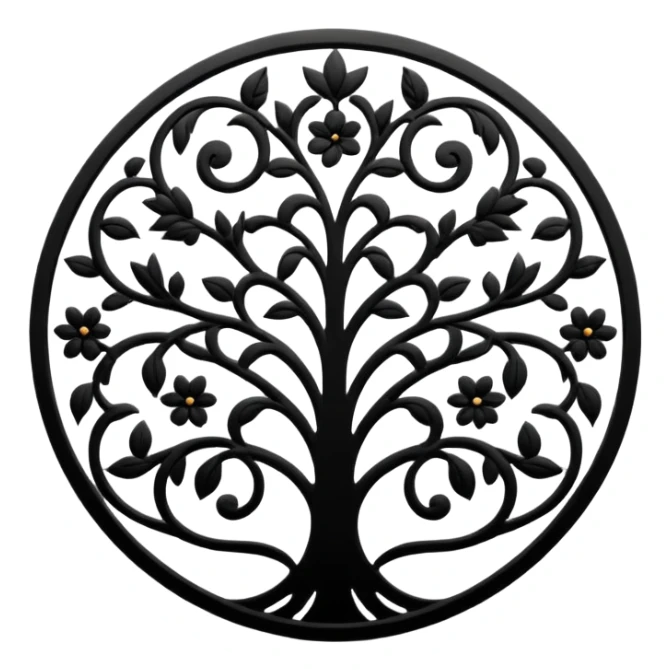 Shadow Garden organization emblem from Eminence in Shadow anime sticker