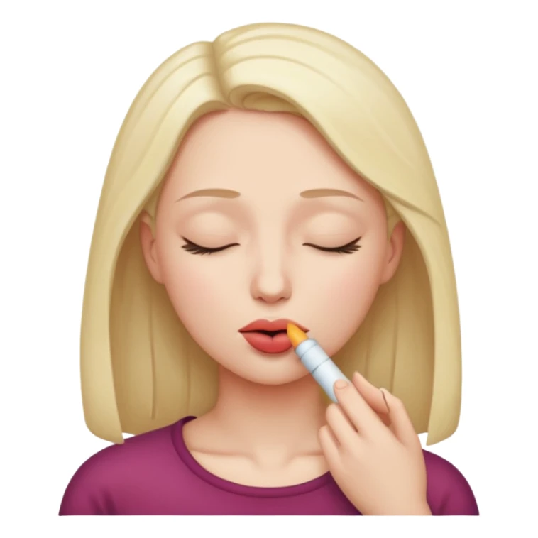 A woman sucking a penis sticker