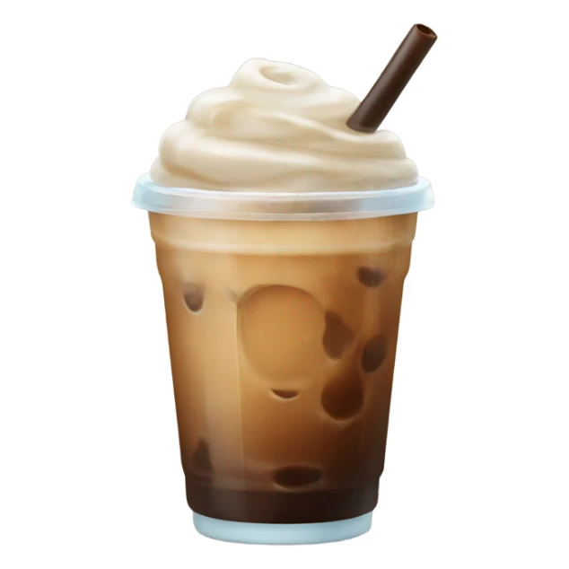 Iced coffee sticker