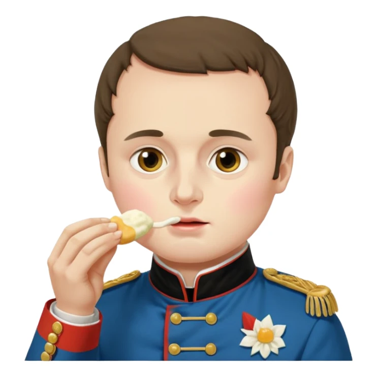Napoleon Bonaparte ăn mochi sticker