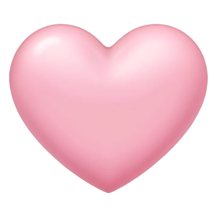 Light pink heart group of 2  sticker