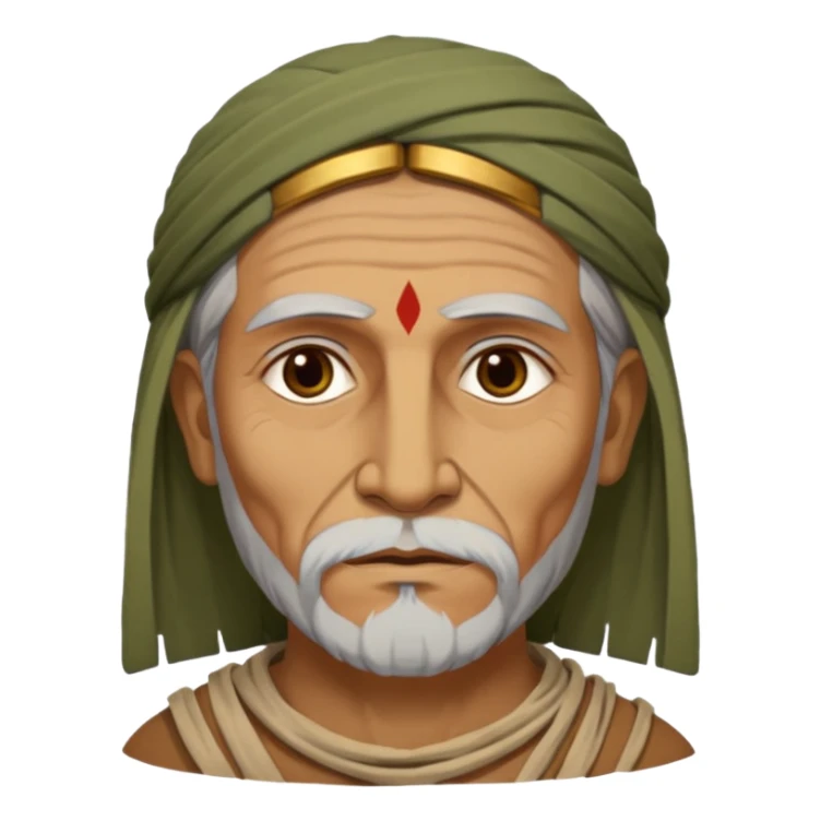 Calanus the Indian Sage in 327 BCE before a funeral pyre sticker