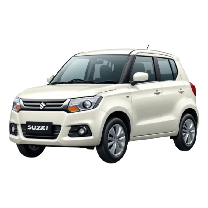 Suzuki Brezza white colour car emoji  sticker