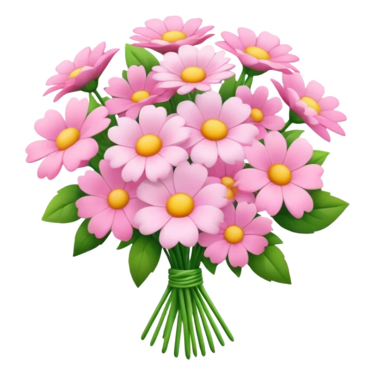 pink bouquet of flowers sticker