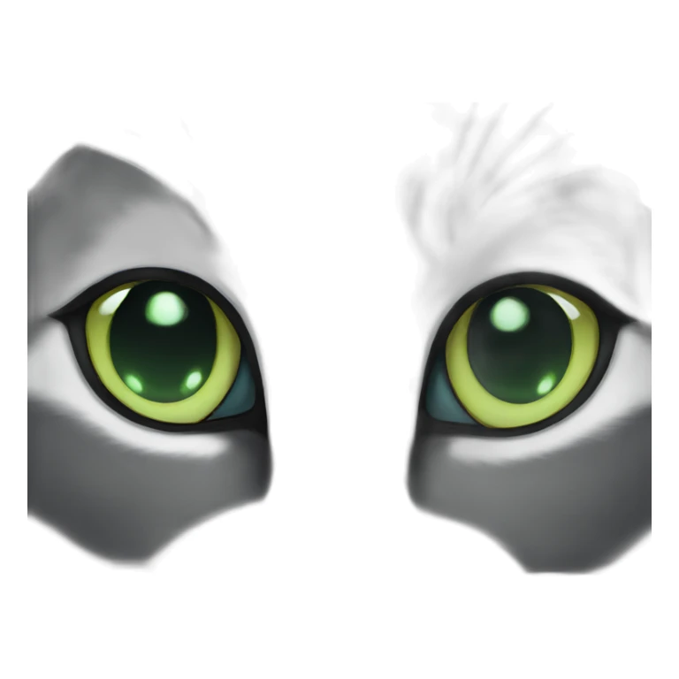 tuxedo cat with green eyes sticker