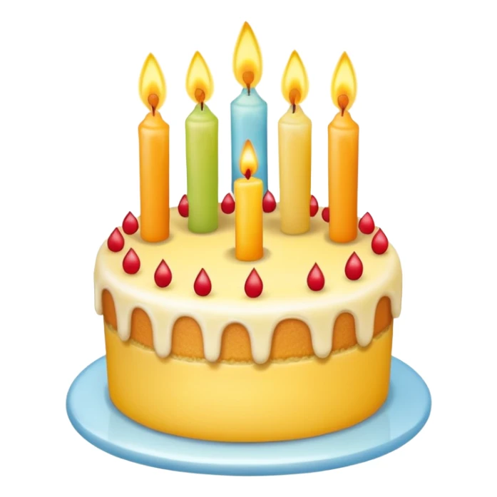 yellow birthday sticker