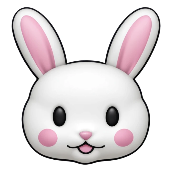 Y2K Playboy bunny head pillow sticker