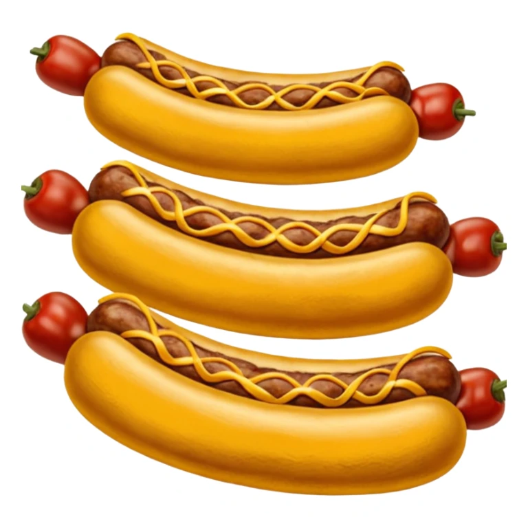 Chorizos hiperrealistas asados sticker