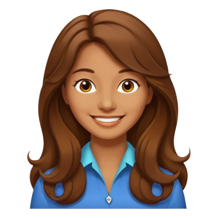 Retro 70s woman face sticker