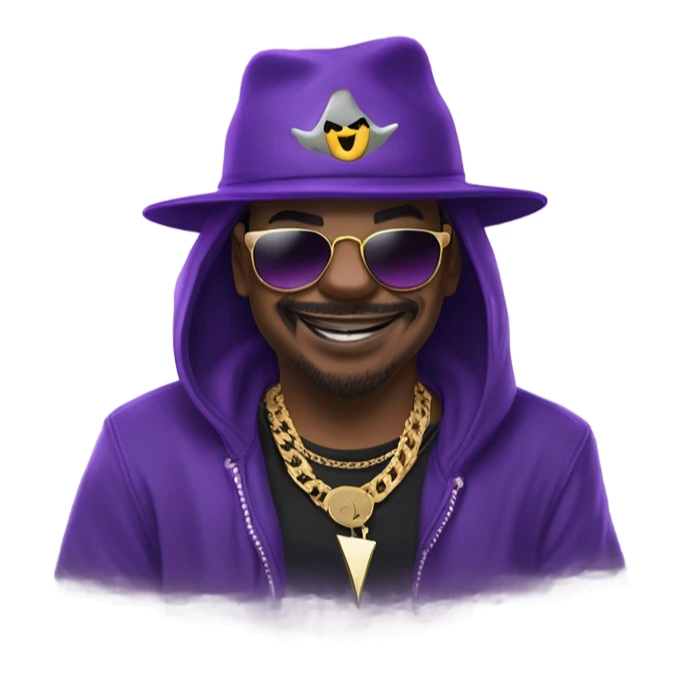 Gengar fused with snoop dog sticker