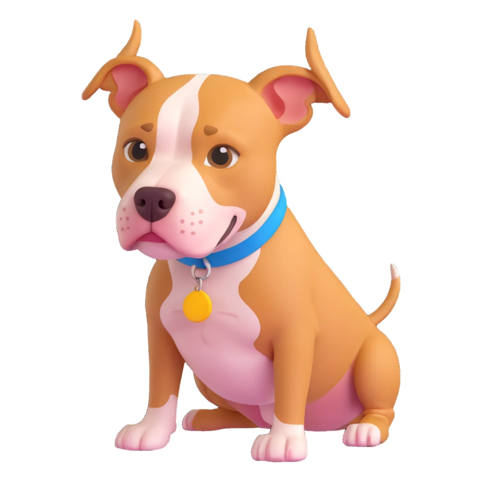 pitbull dog sticker