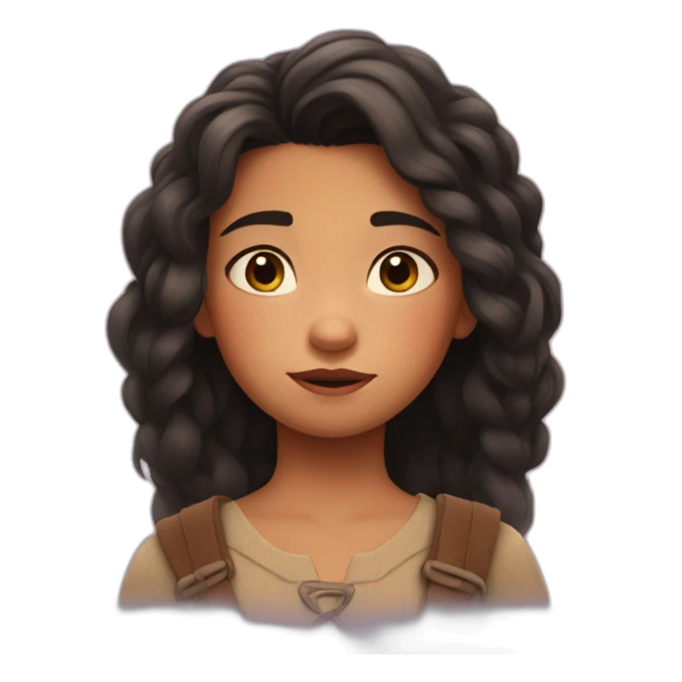 Girl-from-disney-brave-film-but-make-her-face-sad sticker