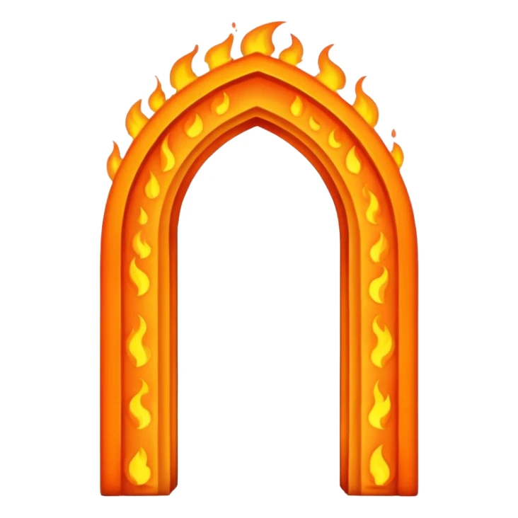 arco de fuego ç sticker
