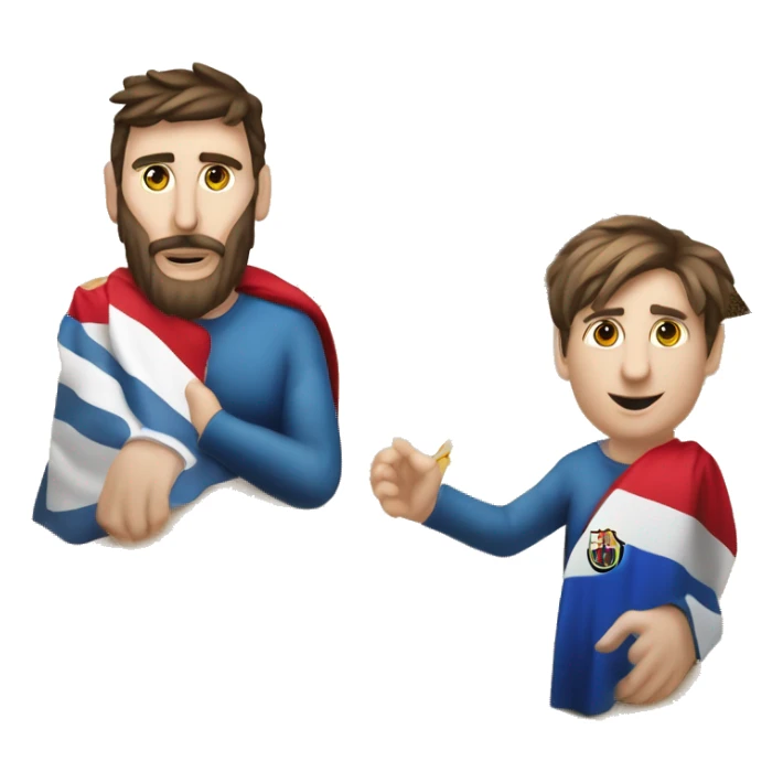 Tre cechi sopra e due sotto messi a piramide rovesciata in poco intrecciato  sticker