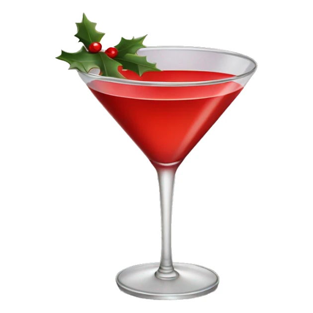 Christmas drink martini  sticker