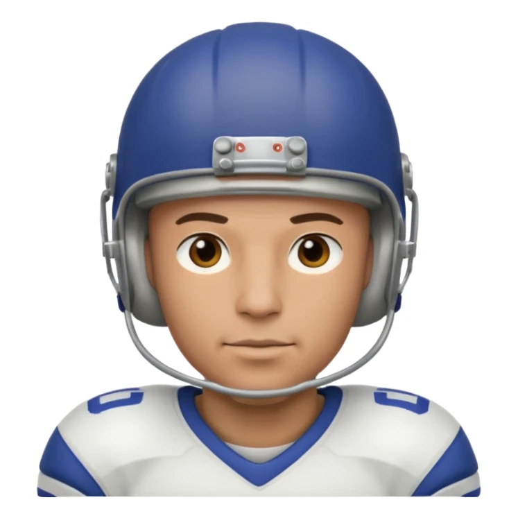 bald, male, football player sticker