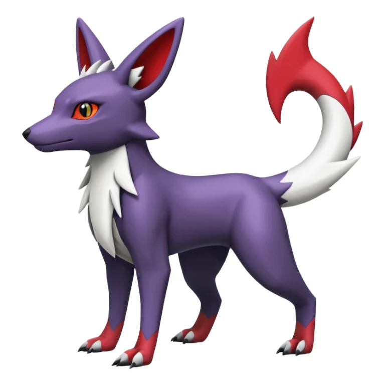 Heliolisk-Umbreon-Sergal-Zangoose-Cyclizar-Genesect-Pokémon, full body sticker