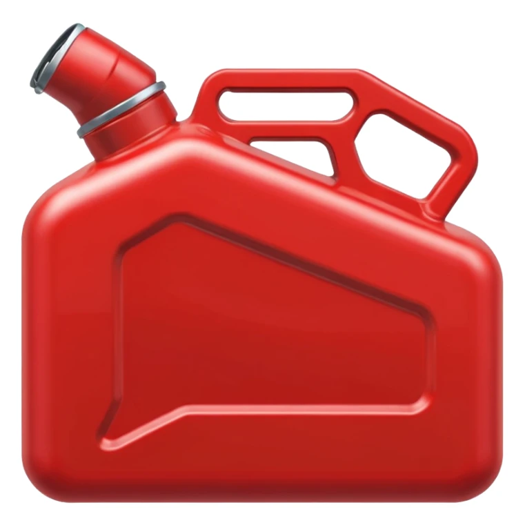 red gas can ios emoji with handle and cap 2d sticker