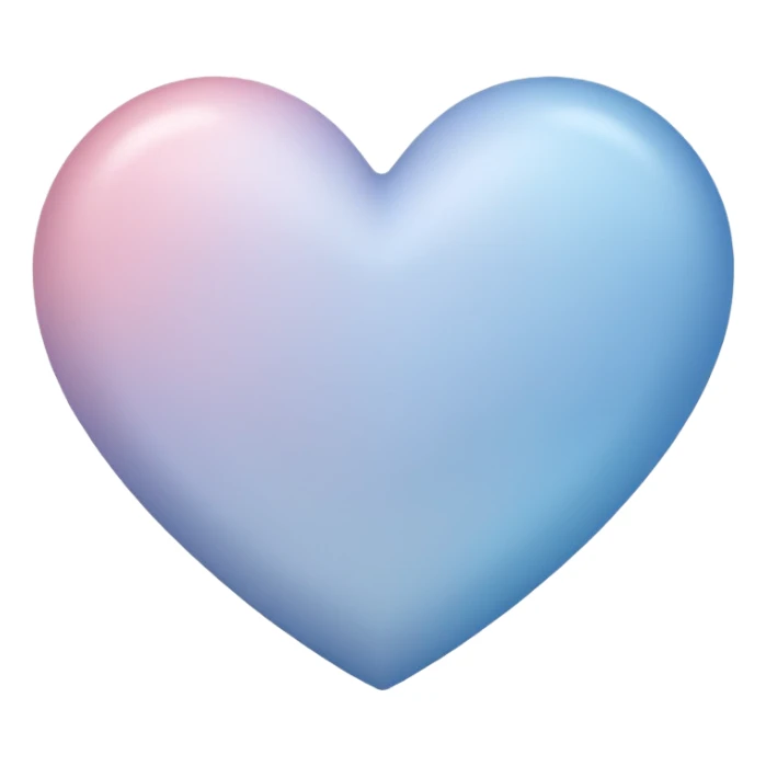 Heart-coloured-pastel-grey-blue-shade sticker