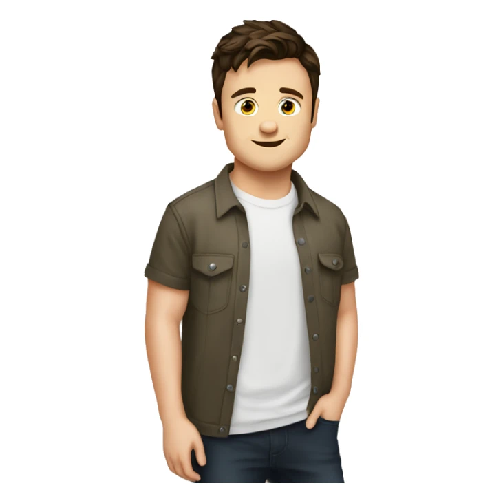 josh hutcherson wearing shirt sticker