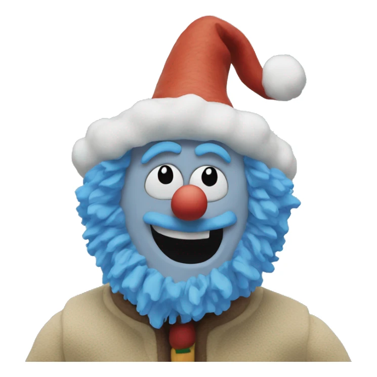 Snow Miser from claymation christmas movie sticker