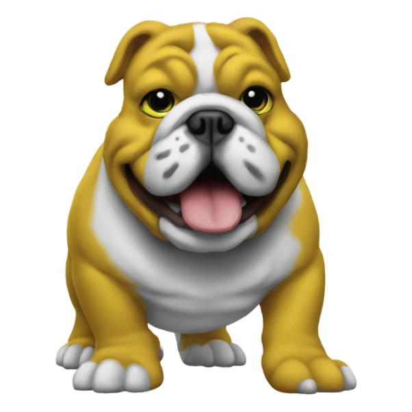 The Oregon duck on a bulldog sticker