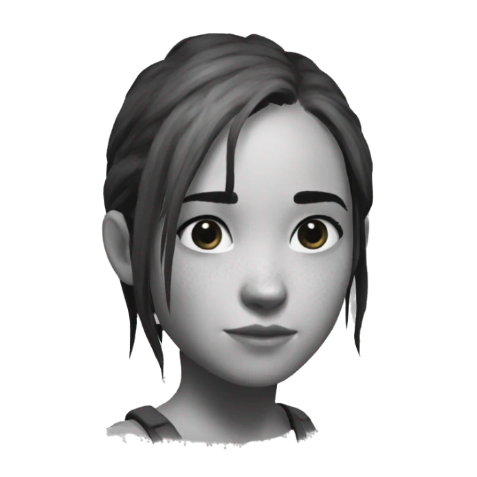 Ellie the last of us Little bit dezoom sticker