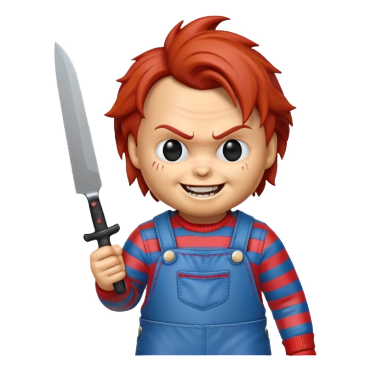 Un emojin de chuky sticker