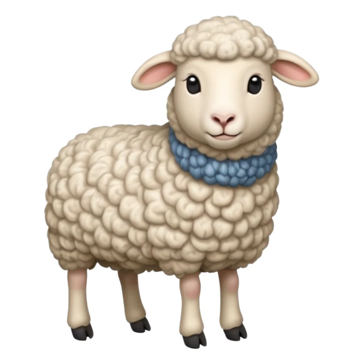 High resolution of   realistic full body sheep without distorted , no extra hybrid sticker