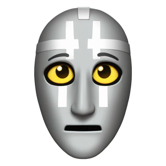 Baldwin IV of Jerusalem from kingdom of heaven with a crusader mask sticker