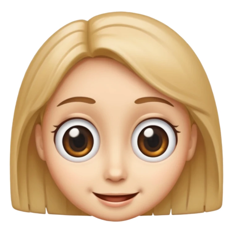 The 😬 emoji with the 😁 eyes please sticker