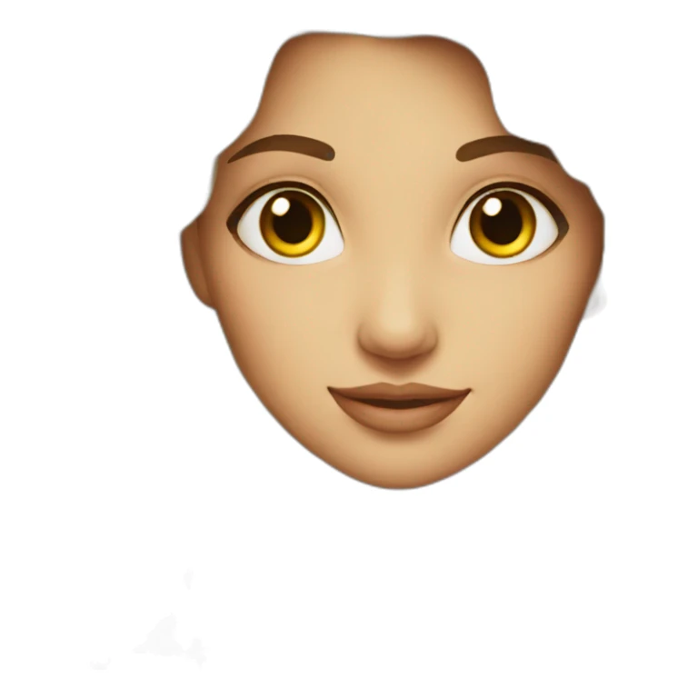 beautiful women face sticker