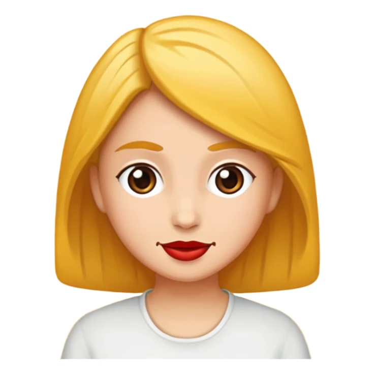 kırmızı toka takan kadın sticker