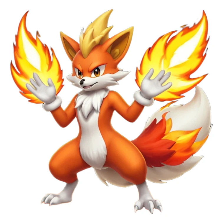 Delphox-Blaziken-fusion sticker