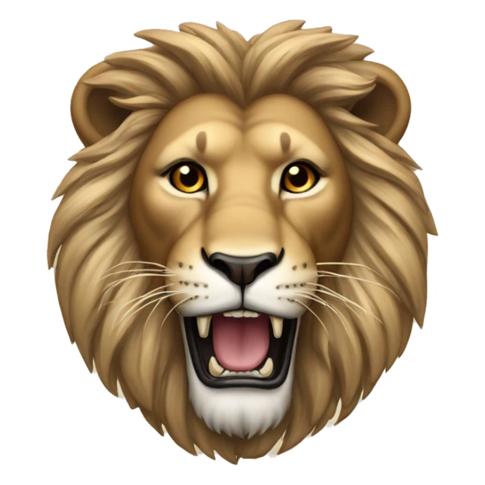 roaring lion with a star of david sticker