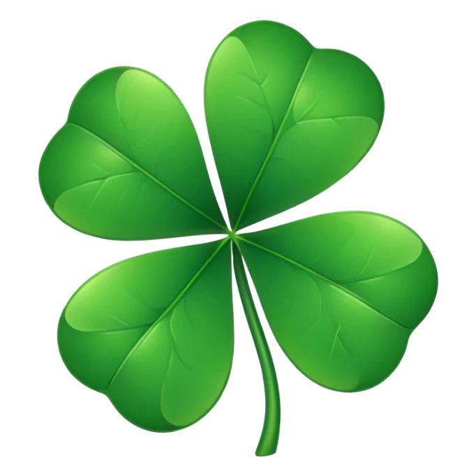 Trebol de 5 hojas de black clover sticker