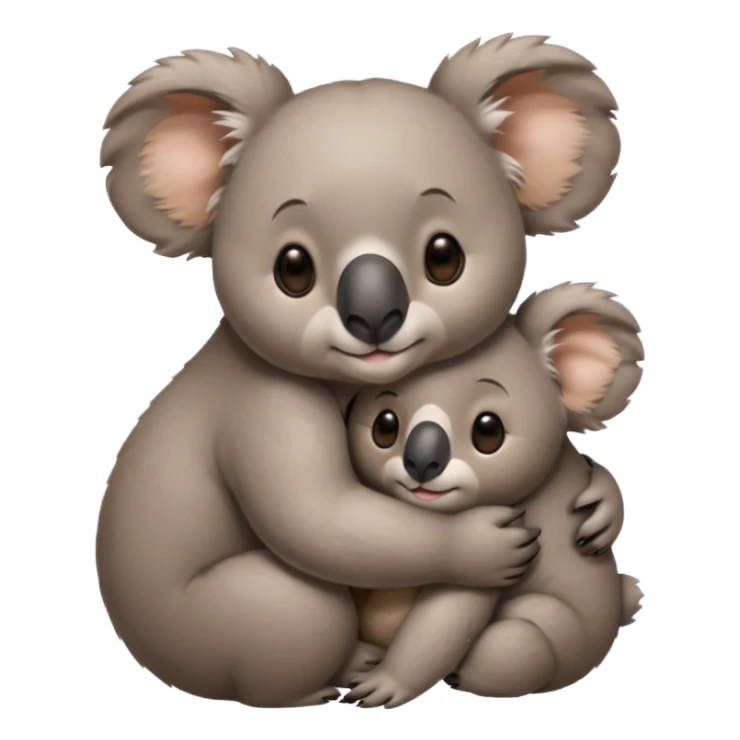  Realistic Mama koala hugging baby koala sticker