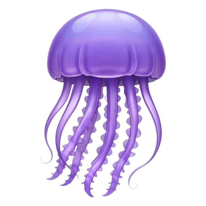 Pastel purple Jellyfish sticker