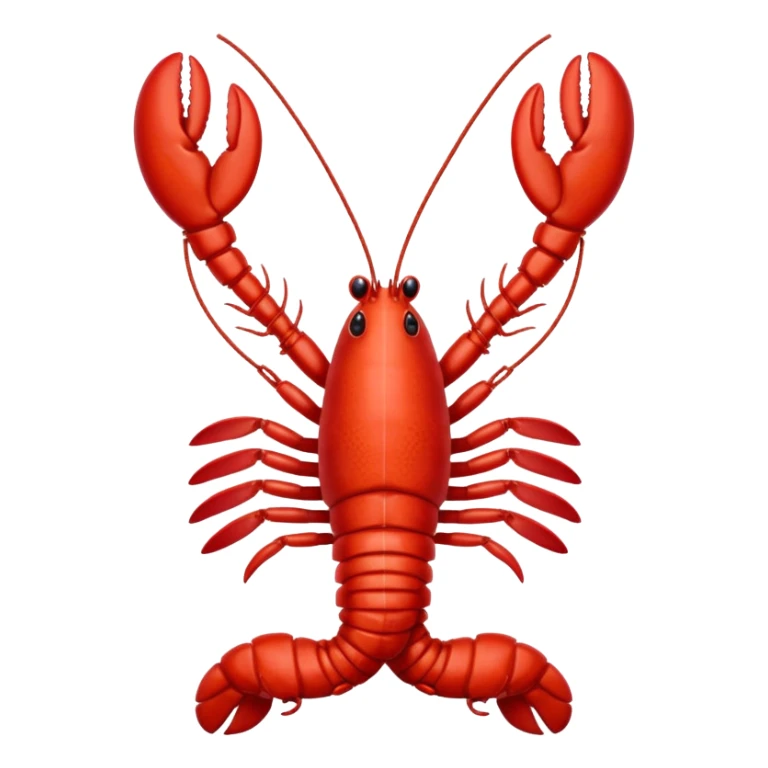 Lobster dressed in bondage gear sticker