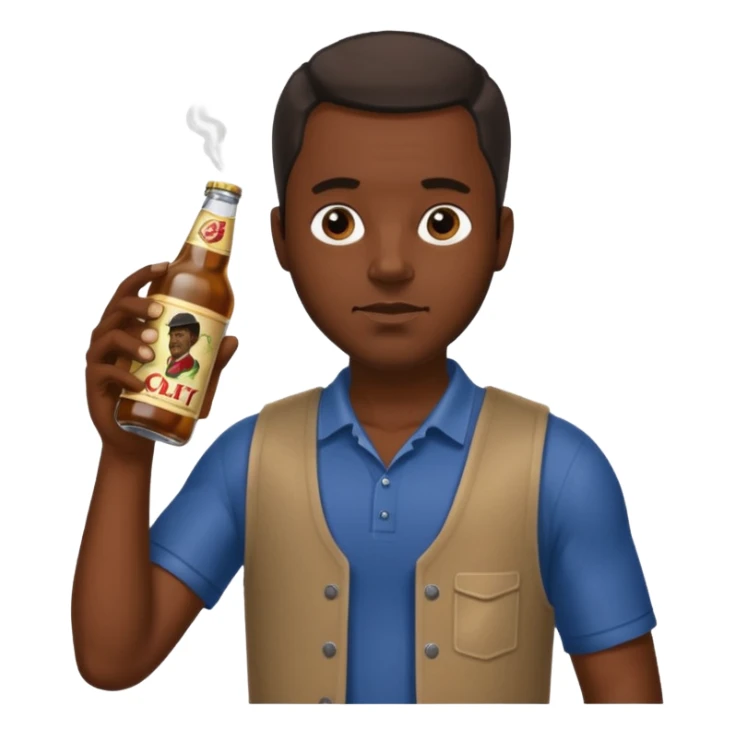 Black guy colt 45 malt liquor 40 oz sticker