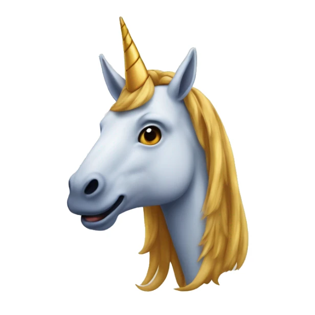 licorne avec une ubergine comme corne sticker