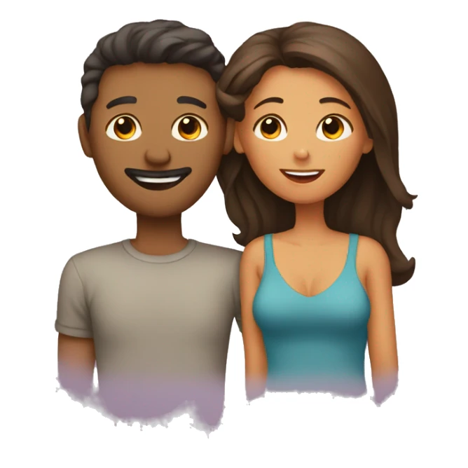 couple in cohabitation sticker