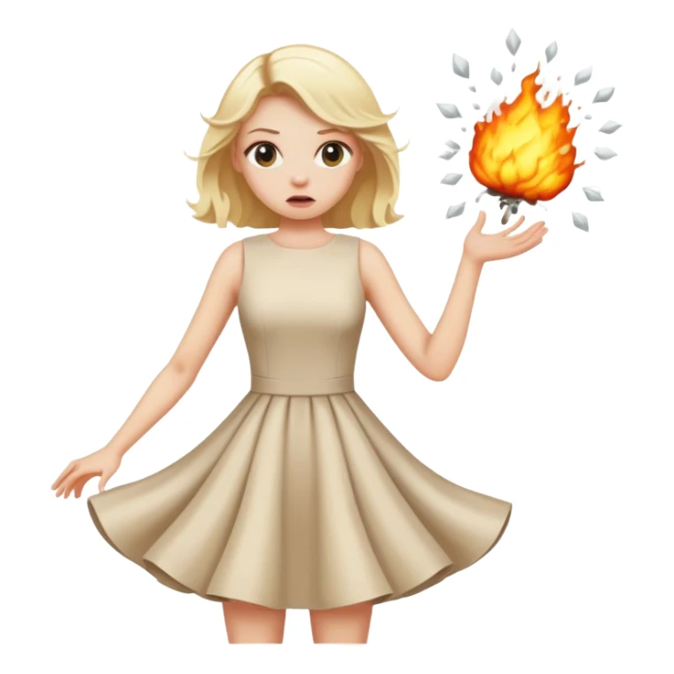 Blonde girl gets bombed sticker