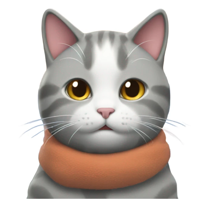 Cat on top of Mount Fuji sticker