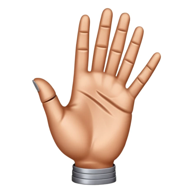 hand in Ich-Liebe-Dich-Geste aus metal sticker